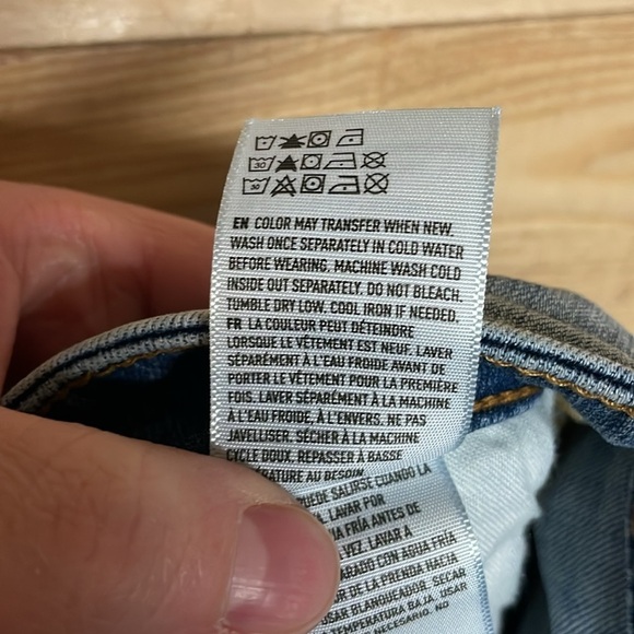 American Eagle size 26x28 extreme flex 4 slim straight light wash stretchy jeans - Picture 12 of 13